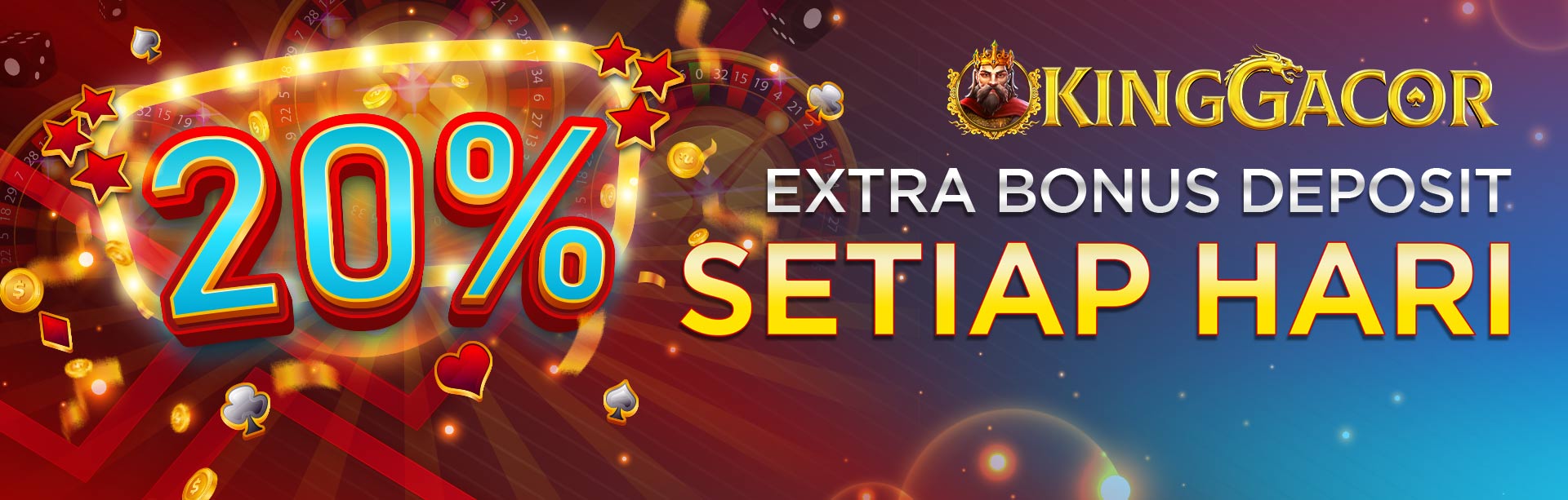 EXTRA BONUS DEPOSIT 20%